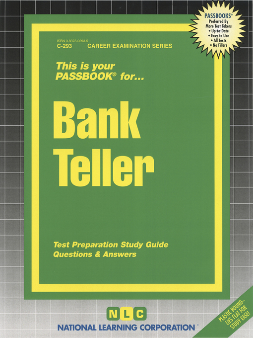 Title details for Bank Teller by Michael Rudman - Available
